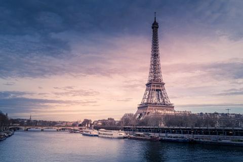 Eiffel Tower at twilight, Paris