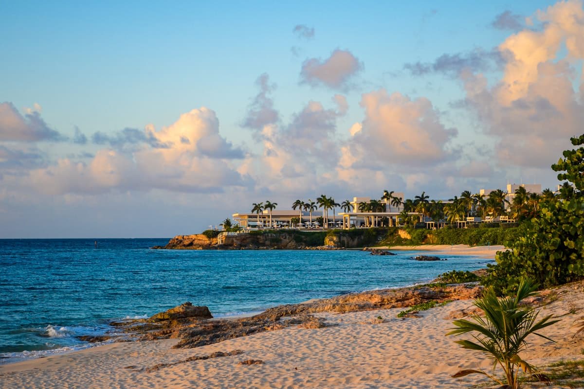 Pristine white sand beach, Anguilla