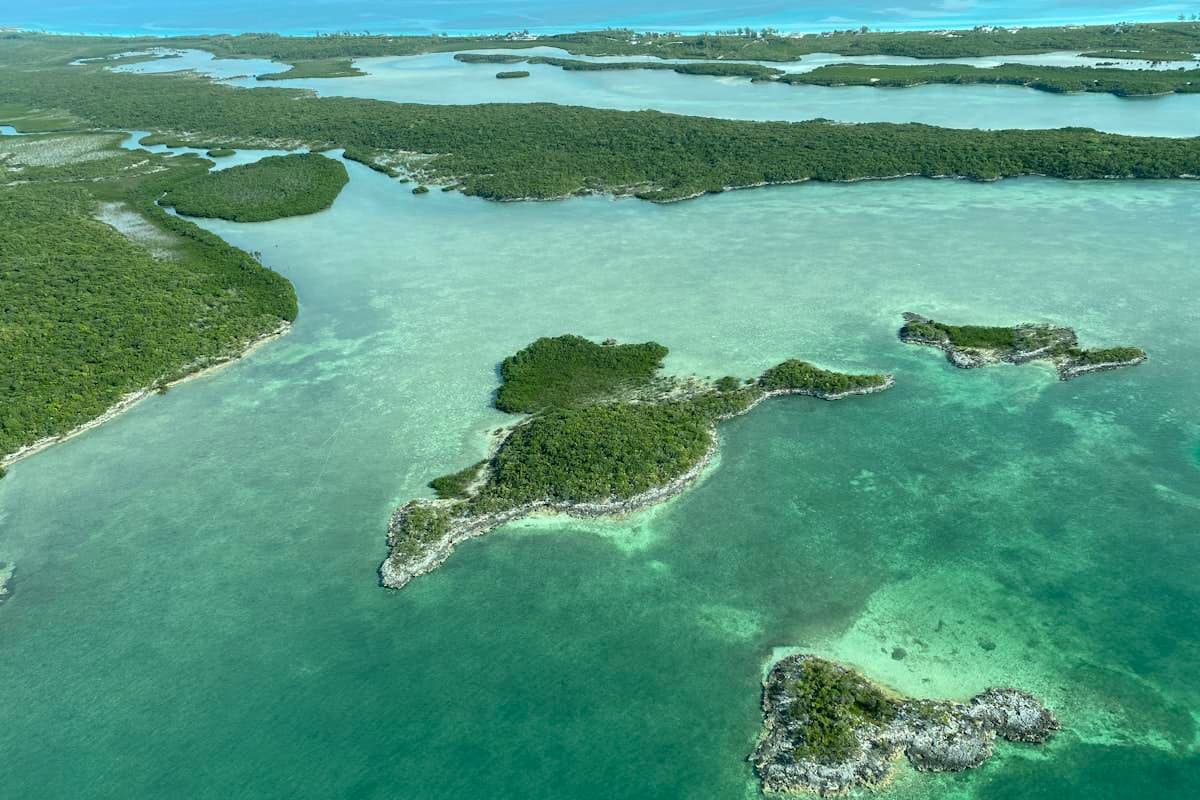 Crystal-clear turquoise waters, Bahamas