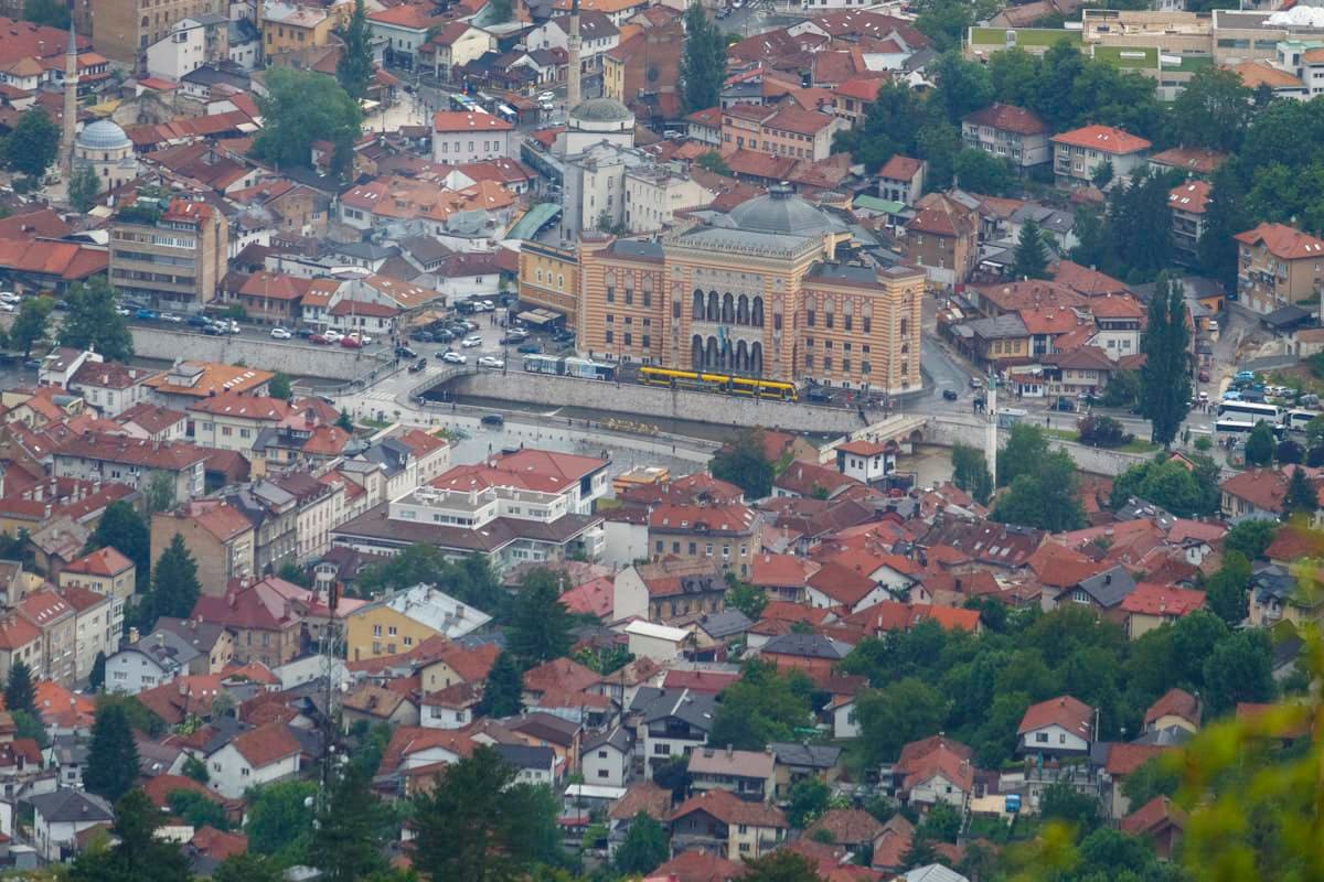 European old town streets, Bosnia and Herzegovina