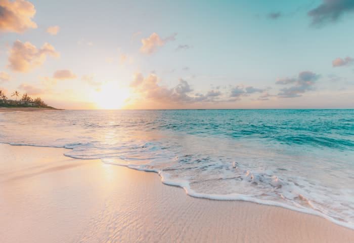 Crystal-clear lagoon, Cook Islands