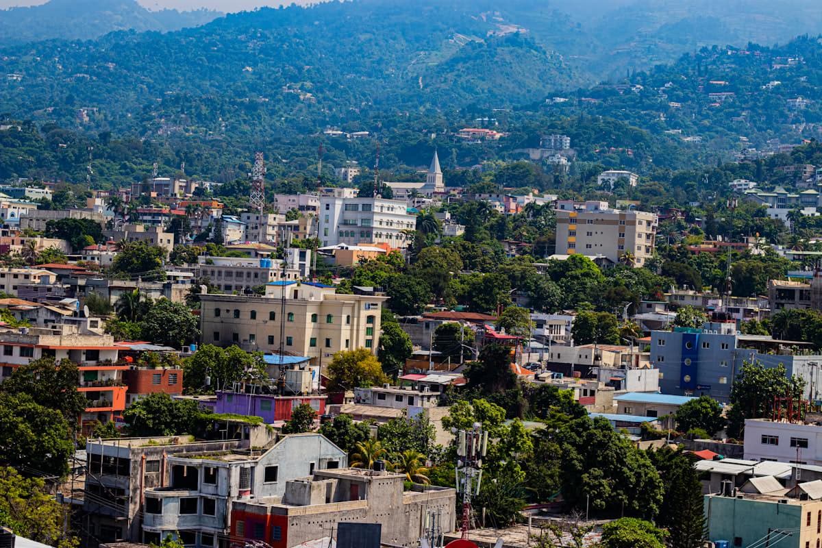 Mountain landscape, Haiti