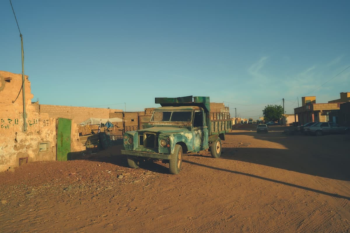 Vast desert landscape, Mauritania