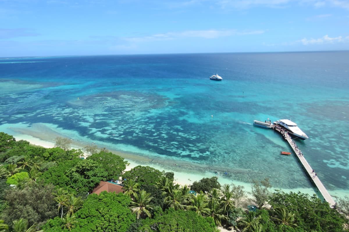 Coral reef coastline, New Caledonia