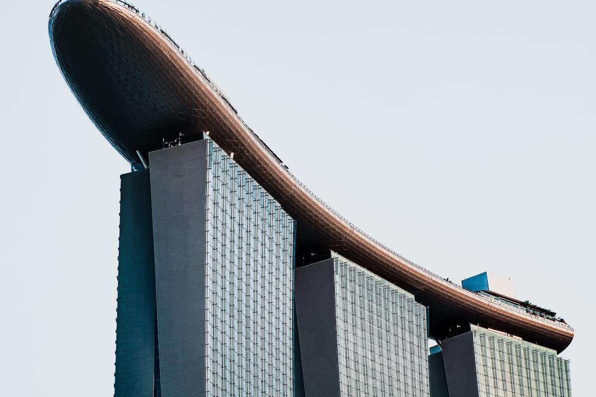 Marina Bay Sands and Singapore skyline
