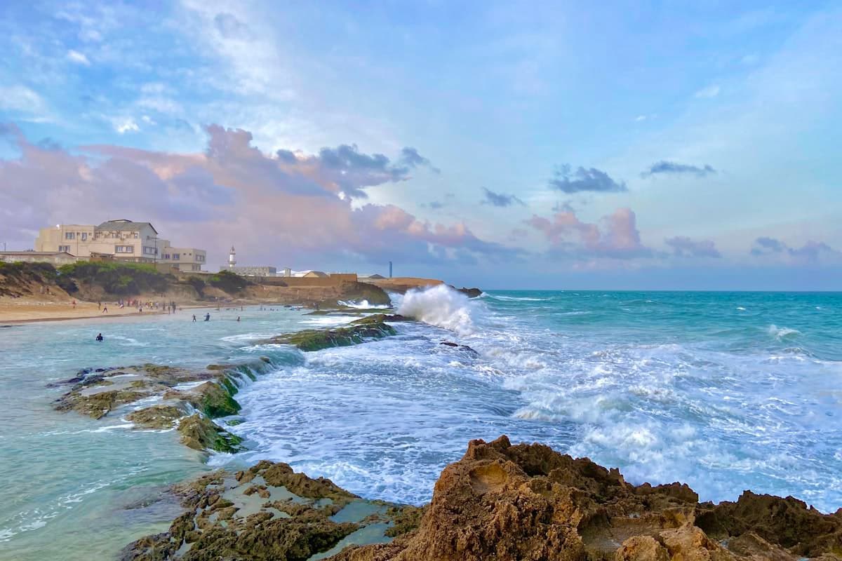 Coastal town on the Indian Ocean, Somalia