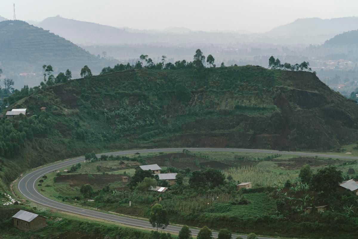 Lush tropical highlands, Uganda