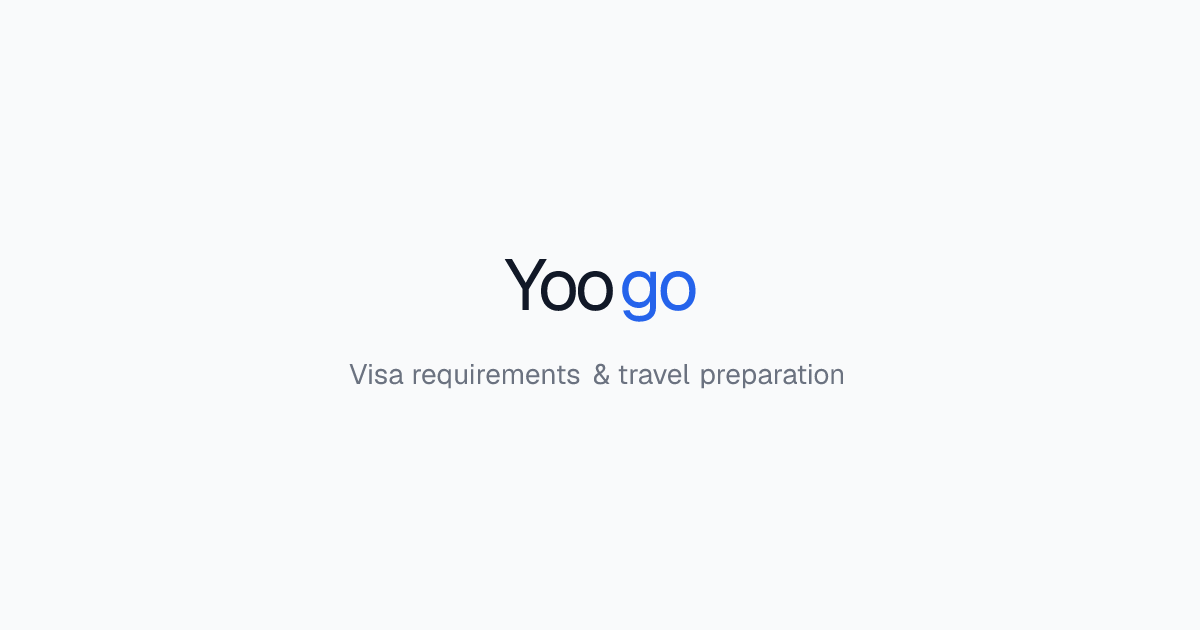 Visa Eligibility Checker | Yoogo